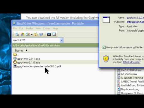 Gpg4win Installation - YouTube