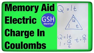 What is the Formula for Electric Charge in Coulombs 🤔 This Trick Will Help you Remember...
