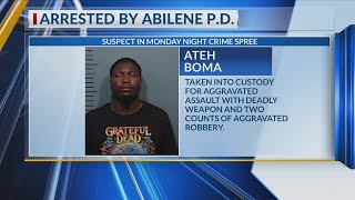 UPDATE: Abilene man accused of violent crime spree identified