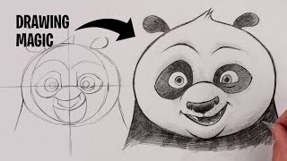 How To Draw Po | Kung Fu Panda | Sketch Tutorial