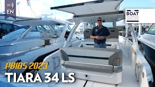 NEW TIARA 34 LS seen at the Palm Beach Boat Show 2023 - The Boat Show