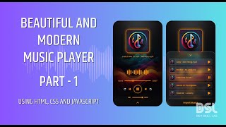 Cool Music Player - Part 1 | HTML CSS JAVASCRIPT
