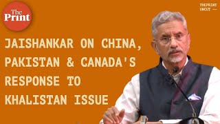 Canada's response to Khalistan issue driven by vote-bank politics', says Dr. S. Jaishankar