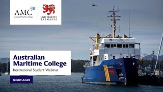 Australian Maritime College AMC Webinar | University of Tasmania