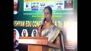 Lakshyam Edu Conference and Tr Awards 2022.