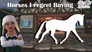 Regret buying these horses | SSO