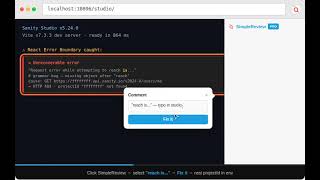 Sanity Studio crash: "Request error while attempting to reach is..."