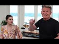 Selena Gomez Makes A Breakfast Burger with Gordon Ramsay