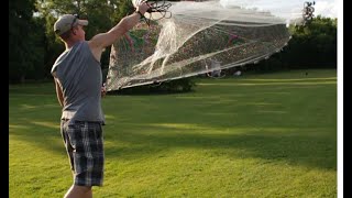 Easy Way to Throw a Cast Net! Throwing The Easy Way!