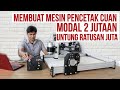 Membuat & Merakit Mesin CNC Router Murah Presisi Tinggi, Modal 2 Jutaan Bisa Cuan Ratusan Juta!