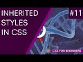 CSS Tutorial For Beginners 11 - Inheritance