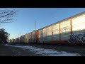 csx river line january 2025 cn eje bnsf et44ac sd75i cm44ac sd70mace es44dc u0026 more