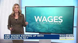 Are wages keeping up with inflation in NC?