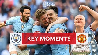 Manchester City v Manchester United | Key Moments | Final | Emirates FA Cup 2022-23