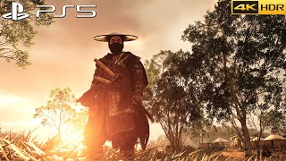 Ghost of Tsushima PS5 - Stealth Kills & Combat Gameplay ( Lethal ) | 4K/60FPS .