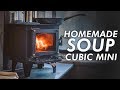 Homemade Soup on the Wood Stove // 13ft Scamp Trailer