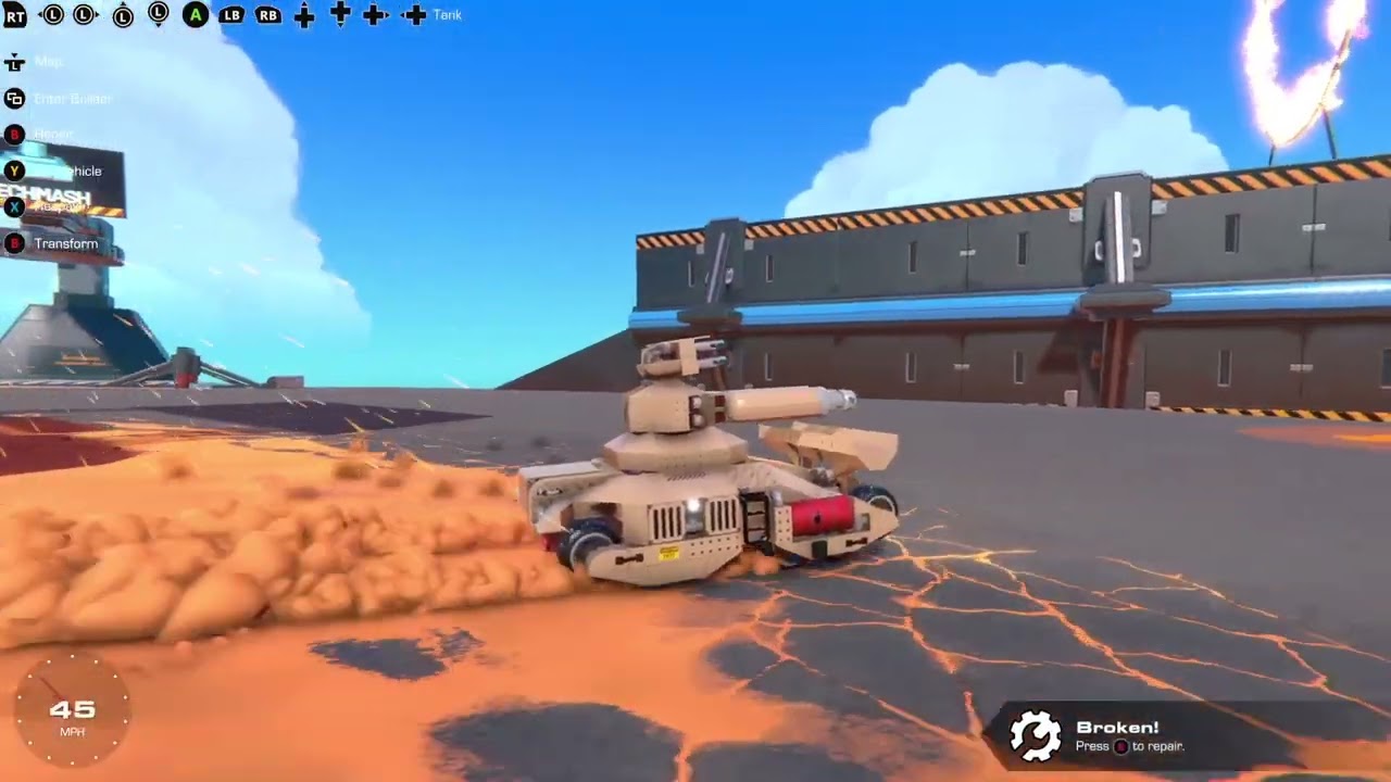 Trailmakers Sci Fi Tank Demo Youtube
