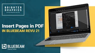 Insert Pages in PDF using Bluebeam Revu | Insert Blank Page or Pages from Other Documents in PDF