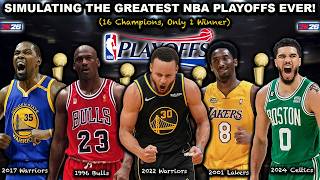 I Put The Greatest NBA Champions Ever Into A Playoff Bracket! (2K26 Simulation)