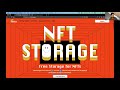 Remote Pinning Service API in nft.storage