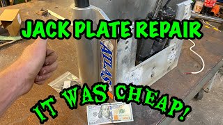 JACK PLATE REPAIR - BOAT REPAIR - EASY FIX - ATLAS JACK PLATE ISSUES - IT WORKS NOW - #boat#repair