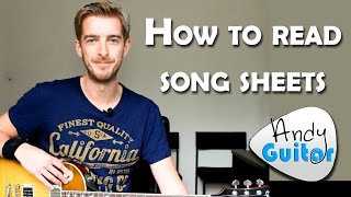 How to Read Chord Sheets & Play Songs on GUITAR!