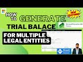 Create Trial Balance Report for Multiple Legal Entities in Microsoft Dynamics 365 Finance