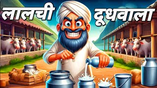 एक लालची दूधवाला हिंदी कहानी । Ek lalchi dudhwala hindi kahani । Moral Stories | Kahaniya