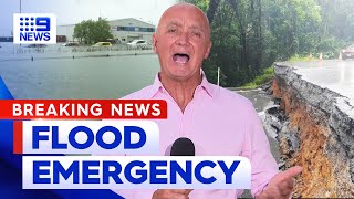 Flooding disaster unfolding and storm warnings for Queensland | 9 News Australia