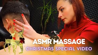 ASMR MASSAGE with WHISPERING 🎬•Christmas Special - Miss 'Melek'