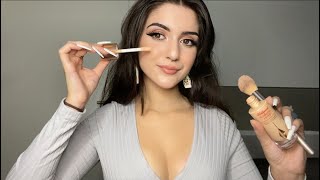 ASMR Get Ready With Me In The Evening | Doing My Makeup 💗✨