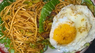 Veg Chowmein Simple Style 😋Ma Banayera Khana sakencha #cooking #eating #Hangkhimbinduli