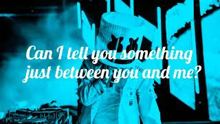 Marshmello - Here With Me Feat. CHVRCHES (Space Primates Remix) (Lyrics Video)مارشميلوا - هنا معي