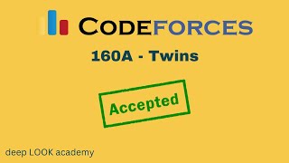 160A - Twins ( Codeforces ) Solution ( Bangla ) | C++ Language