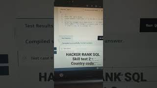 HACKER RANK SQL Skill test - Country code #hackerrank #sqlbasics #hackerranksolutions #sqlbasics
