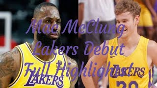 Mac McClung Los Angeles Lakers Debut Full Highlights! 2023 #macmcclung #lakers