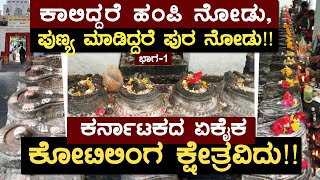 ಕರ್ನಾಟಕದ ಏಕೈಕ ಕೋಟಿಲಿಂಗ ಕ್ಷೇತ್ರವಿದು !!|||ಕಾಲಿದ್ದರೆ ಹಂಪಿನೋಡು, ಪುಣ್ಯ ಮಾಡಿದ್ದರೆ ಕೈಲಾಸ ಪುರ ನೋಡು||kannada