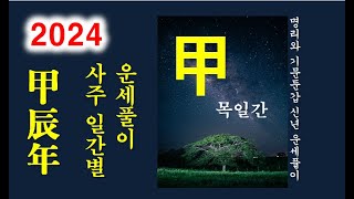 2024 갑진년 운세 갑목일간에게 갑진년은? 갑진일주가 갑진년을 만나면.. #2024갑진년운세