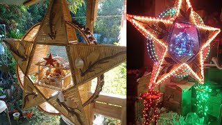 #8 Giant Lantern Made Of Indigenous Materials || Parol Making Contest Design Ideas