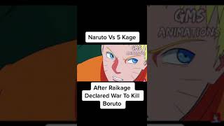 Naruto vs 5 kage