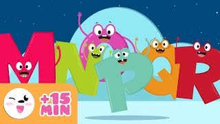 Abecedario M N O P Q R - Vídeo educativo para aprender las letras
