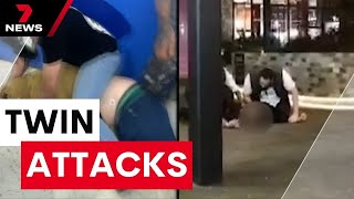 Armed attackers spark a double security scare in Melbourne | 7 News Australia