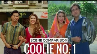 Coolie No. 1 Scene Comparison | Original Vs Remak | Varun Dhawan Vs Govinda | Old Vs New