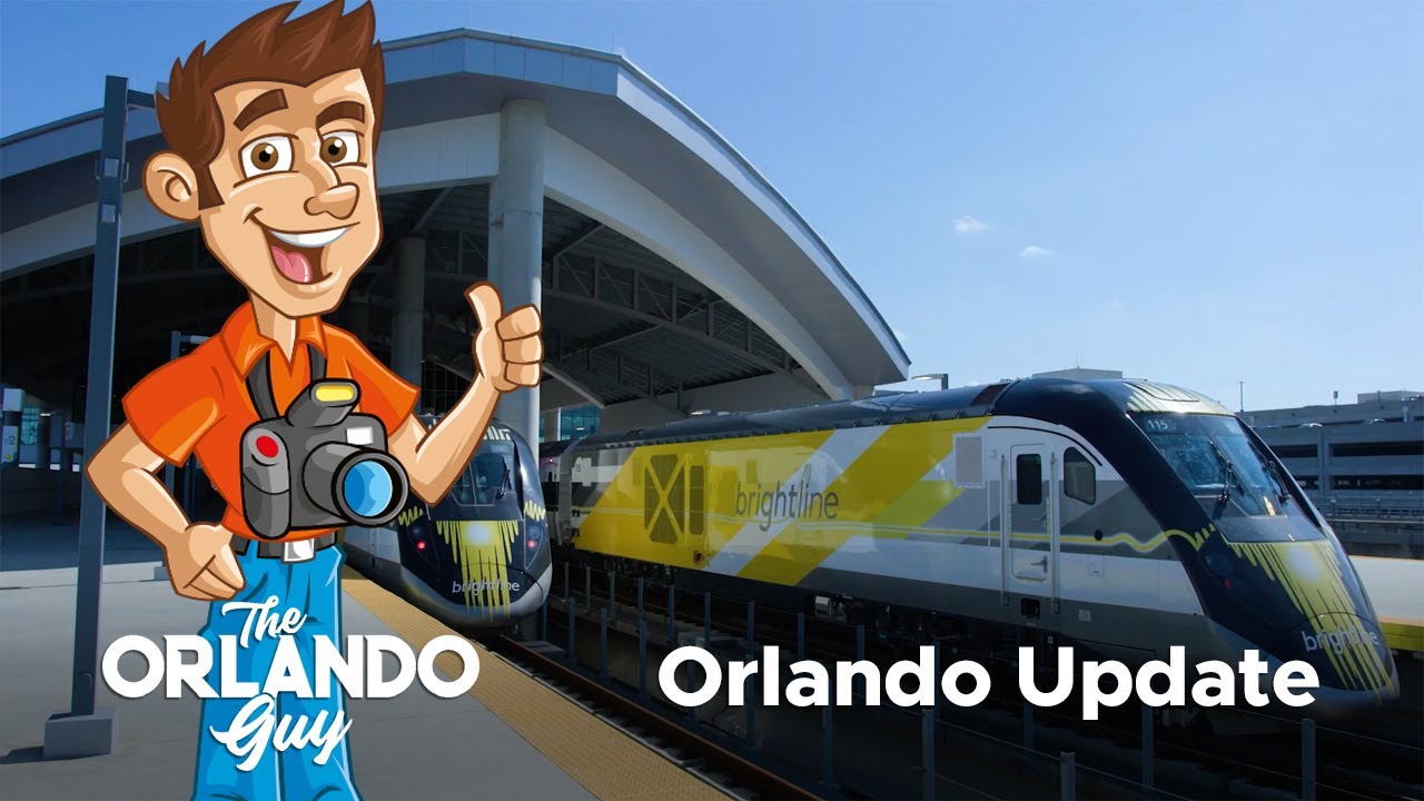 Orlando Update: Brightline Orlando Station First Look - YouTube