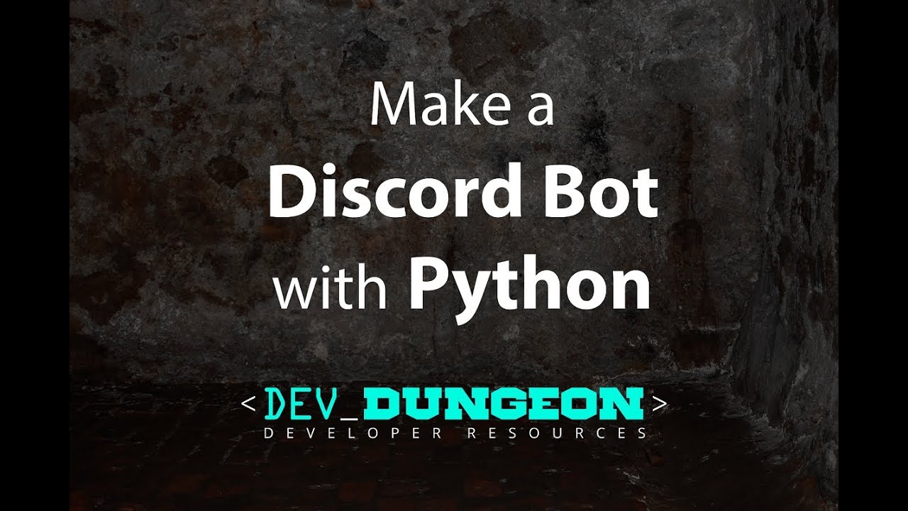 Make A Discord Bot In Python - YouTube