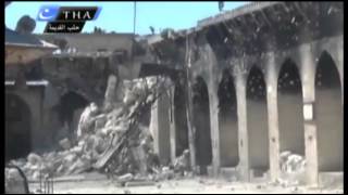 Raw: Landmark Aleppo Mosque Destroyed