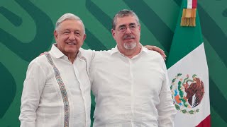 Conferencia conjunta de los presidentes de México y Guatemala