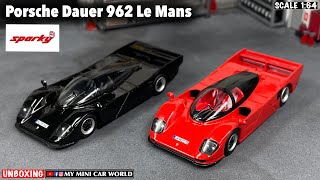 『MY MINI CAR WORLD』UNBOXING SPARKY 1/64 PORSCHE DAUER 962 Le Mans