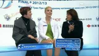 ISU GP Final SOCHI 2012 -4/7- LADIES SP - Kiira KORPI - 07/12/2012