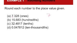 Math Apps 1.2 A rounding